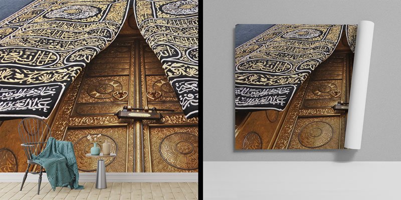 Kabe Kapısı ve Kisve Detaylı Duvar Kağıdı ve Duvar Giydirme 10482