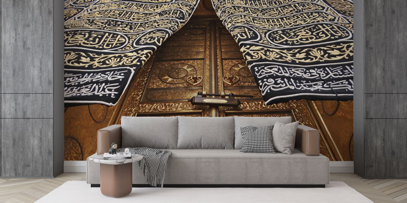 Kabe Kapısı ve Kisve Detaylı Duvar Kağıdı ve Duvar Giydirme 10482