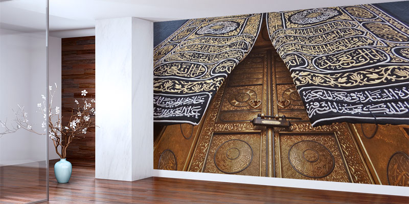 Kabe Kapısı ve Kisve Detaylı Duvar Kağıdı ve Duvar Giydirme 10482