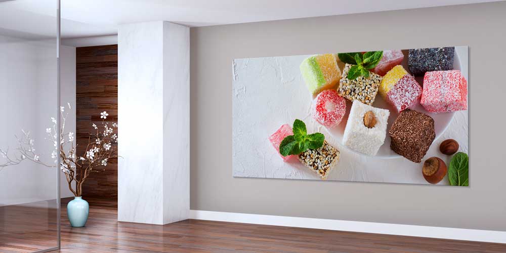 Karışık Lokum Temalı Büyük Ebat Duvar Dekoru – 12463