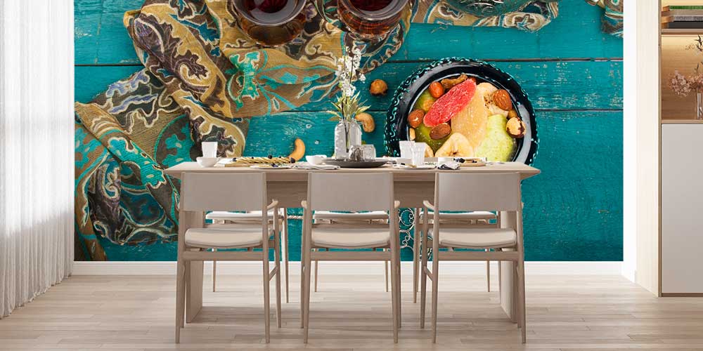 Çay ve Kuru Meyve Sunumlu Anadolu Mutfağı Duvar Kağıdı 12389