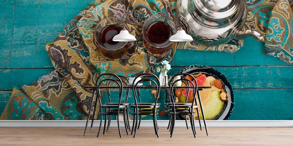 Çay ve Kuru Meyve Sunumlu Anadolu Mutfağı Duvar Kağıdı 12389