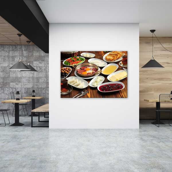 kahvalti-duvar-tablolar-12175-02 Kahvaltı Sofrası Anadolu Mutfağı Duvar Tablosu – 12175
