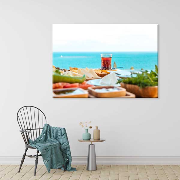 Kahvaltı Manzaralı Anadolu Mutfağı Duvar Tablosu – 12174