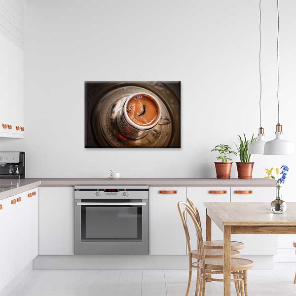 Türk Kahvesi Temalı Kanvas Duvar Tablosu – 12156