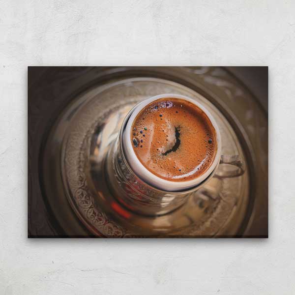 Türk Kahvesi Temalı Kanvas Duvar Tablosu – 12156