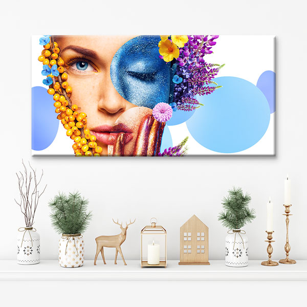 Yüz Sanatı Kuaför Duvar Tablosu – 5666