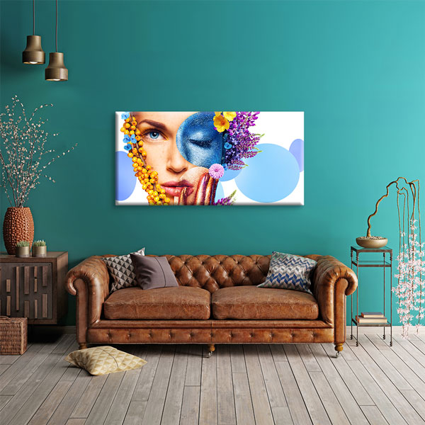 Yüz Sanatı Kuaför Duvar Tablosu – 5666