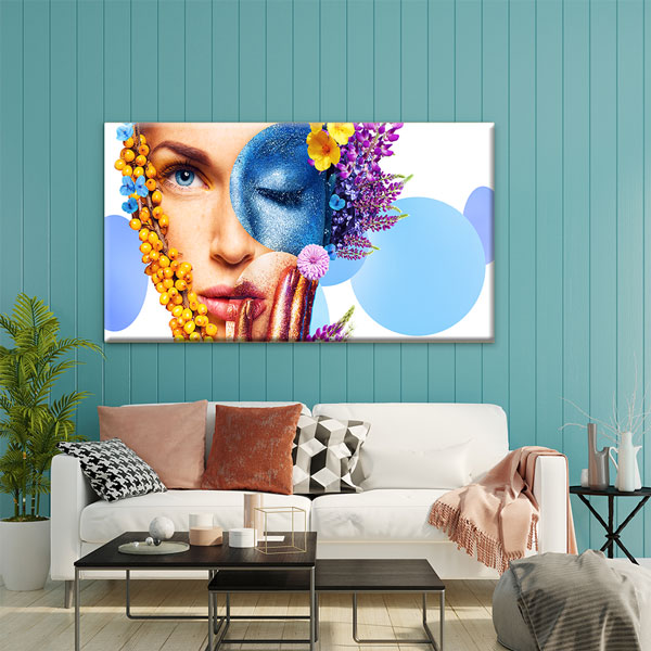 Yüz Sanatı Kuaför Duvar Tablosu – 5666