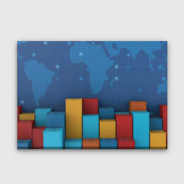 kanvas-duvar-dekor-tablo-5330-00 Küresel Ticaret ve Lojistik Konteyner Temalı Kanvas Duvar Tablosu – 5330