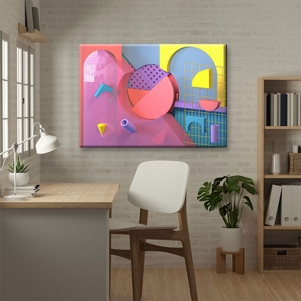 kanvas-tablo-5539-03 Renkli Geometrik Desen Kanvas Tablo – 5539