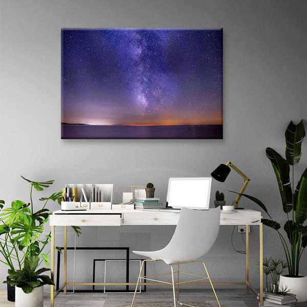 Samanyolu Deniz Ufku Kanvas Tablo 4321