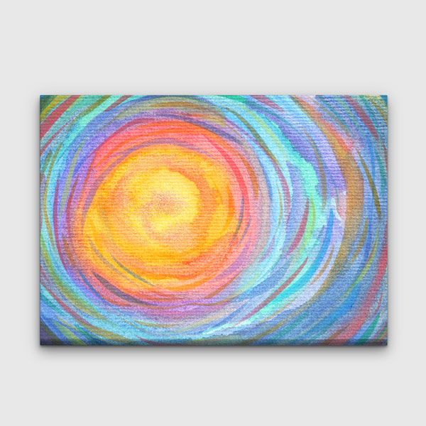 Güneş Işığı Kozmik Döngü Kanvas Tablo 4310