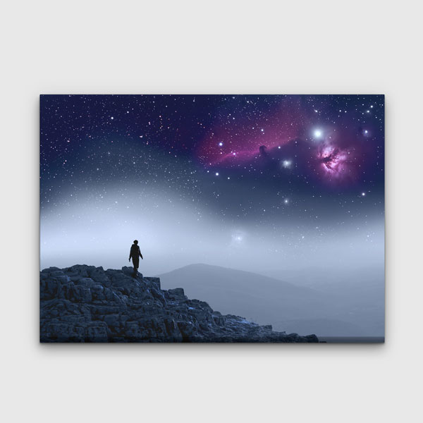 Kozmik Yıldız Gökyüzü Kanvas Tablo 4314