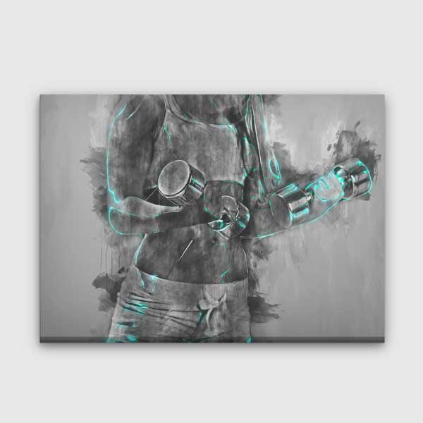 Fit Yaşam Kanvas Tablo – 5778