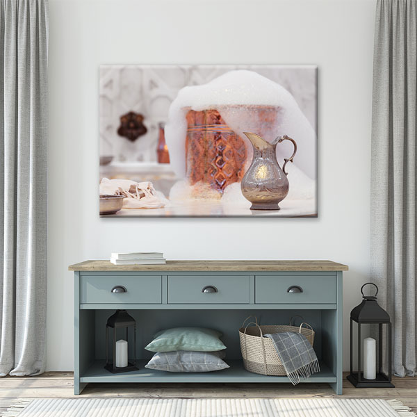 Geleneksel Hamam Köpük Ritüeli Kanvas Tablo – 5915