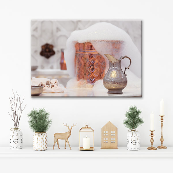 Geleneksel Hamam Köpük Ritüeli Kanvas Tablo – 5915