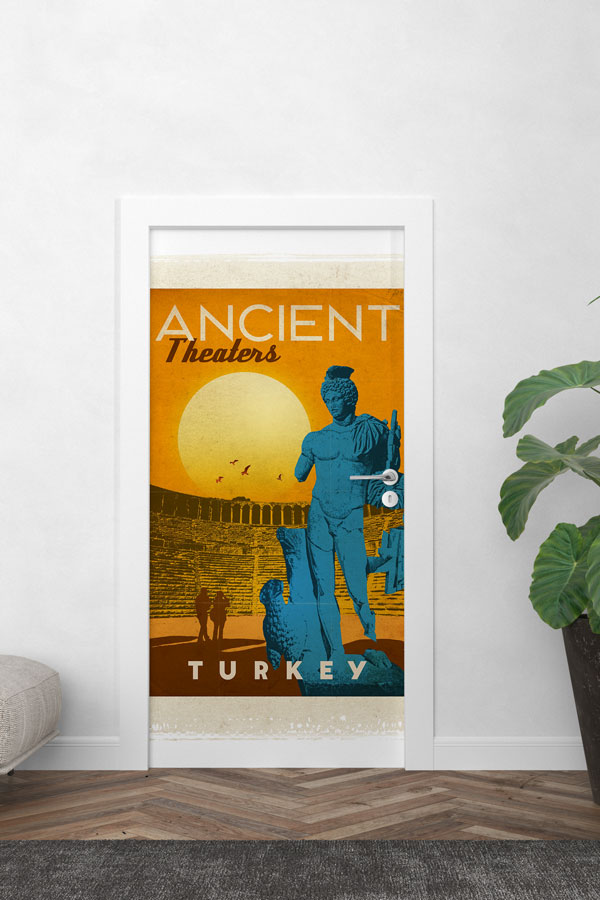 Antik Tiyatrolar Kapı Giydirme 9762