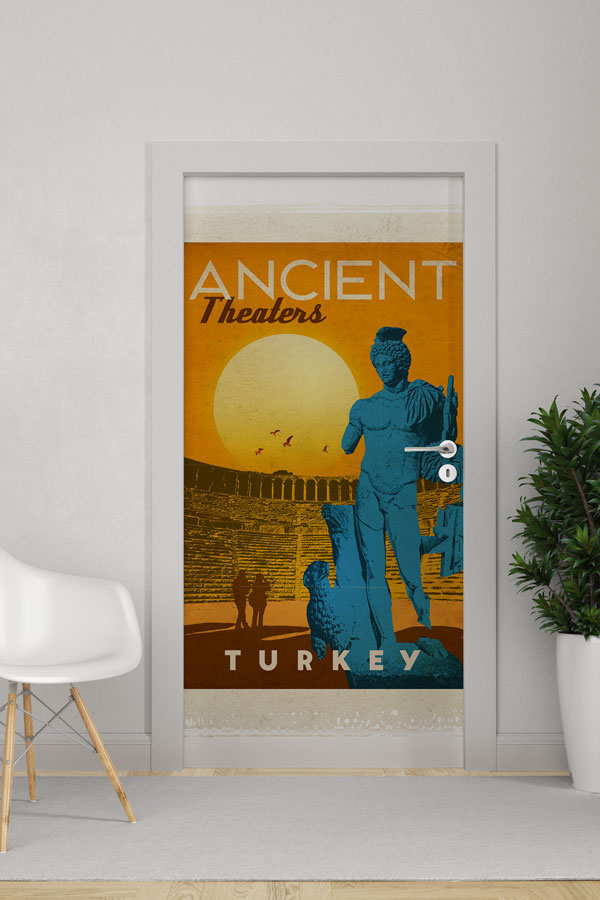 Antik Tiyatrolar Kapı Giydirme 9762