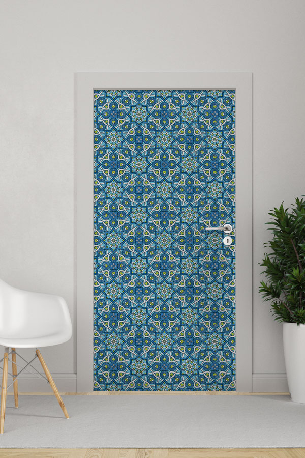 kapi-tasarimlari-9516-0 Geometrik Desenli Kapı Giydirme 9516