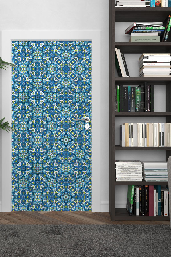 kapi-tasarimlari-9516-02 Geometrik Desenli Kapı Giydirme 9516