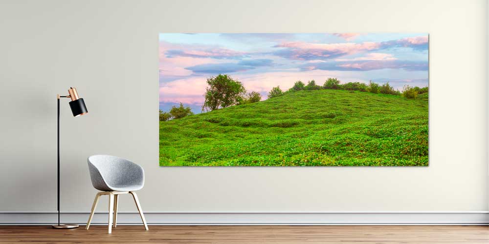 Yeşil Tepeler Karadeniz Manzarası Büyük Ebatlı Duvar Dekoru 11947