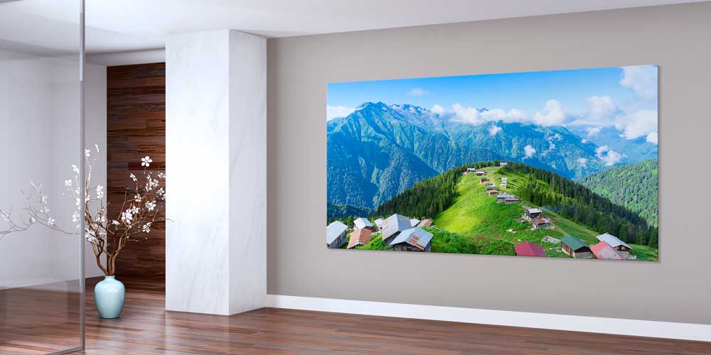 Karadeniz Yayla Köyleri ve Dağlar Panorama Büyük Ebatlı Duvar Dekoru 11954