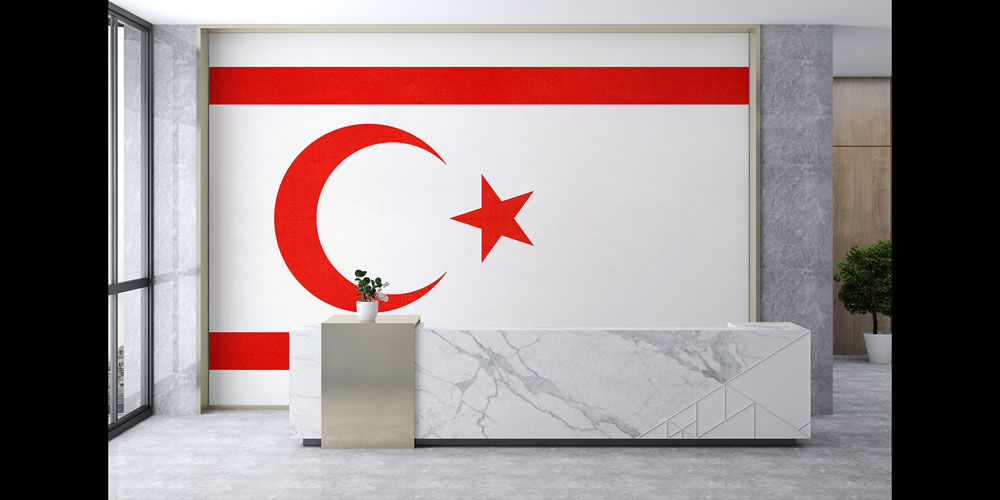 Kıbrıs Bayrağı Modern Duvar Kağıdı 7759