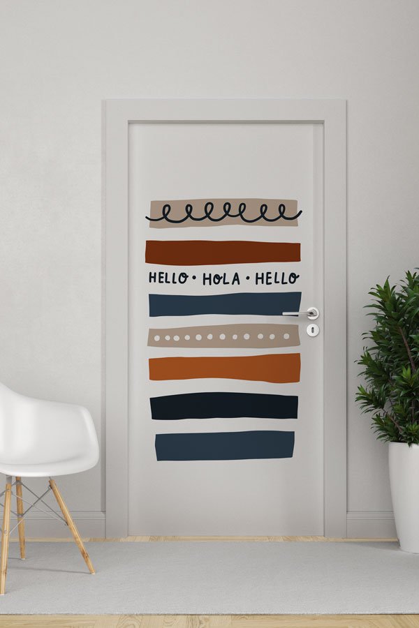 Bebek - Çocuk Odası Kapı Tasarımı 9925