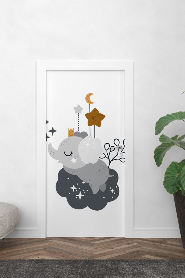 Bebek - Çocuk Odası Kapı Tasarımı 9920