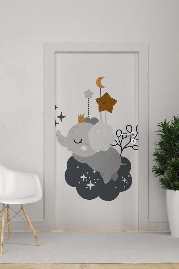 Bebek - Çocuk Odası Kapı Tasarımı 9920