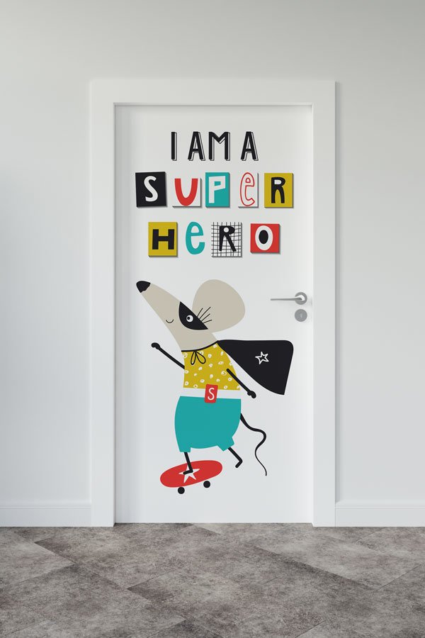 okul,sınıf,kapı,giydirme Bebek - Çocuk Odası Kapı Tasarımı 9941