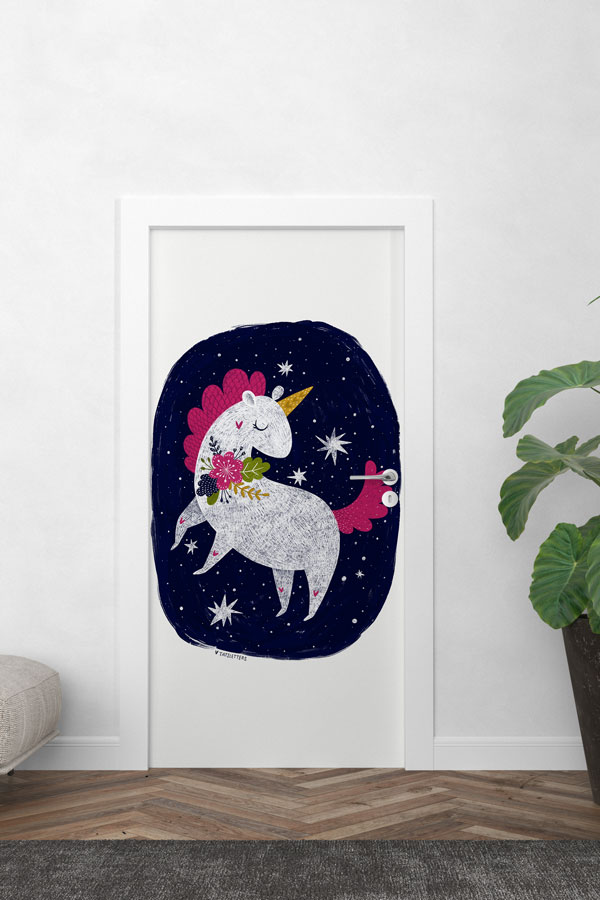 Bebek - Çocuk Odası Kapı Tasarımı 9943