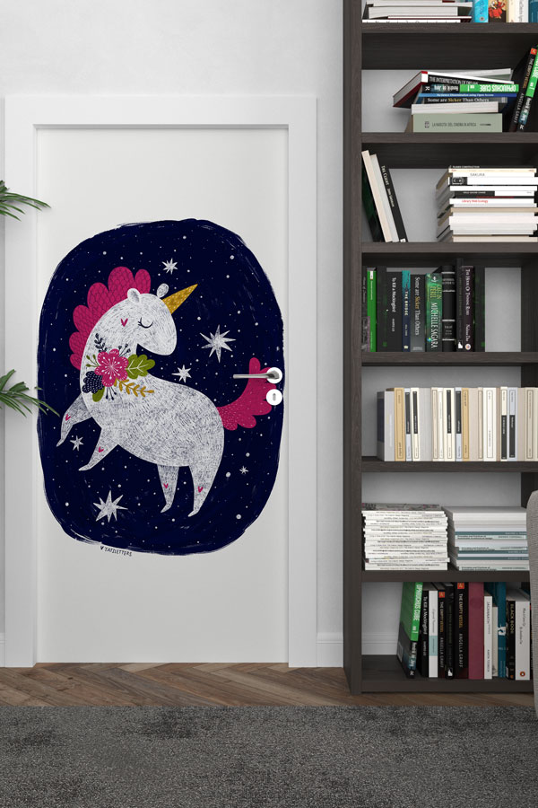 Bebek - Çocuk Odası Kapı Tasarımı 9943