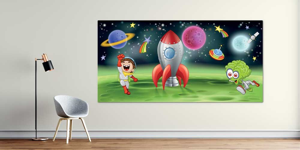 Bu büyük ebatlı duvar dekoru anaokulları ve kreşler 10187