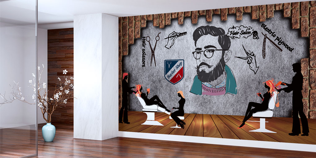 kuafor-duvar-kagidi-5682-03 Barber Shop Temalı Kuaför Duvar Kağıdı 5682