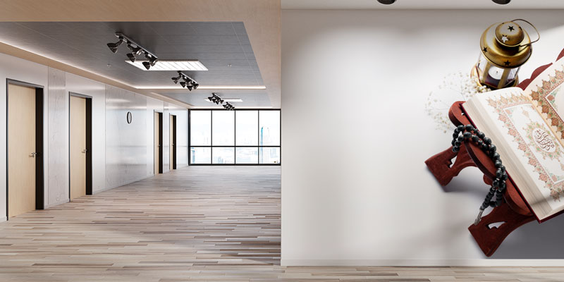 kuran-duvar-dekoru-10501-02 Kur’an-ı Kerim ve Tesbihli Duvar Kağıdı 10501