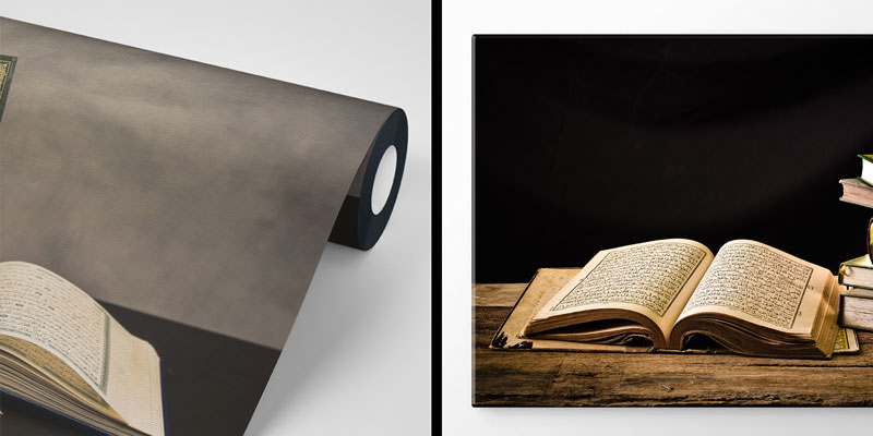 Kur’an-ı Kerim Kitaplı Duvar Kağıdı 10500