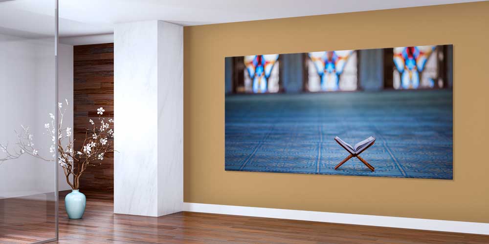 Kur’an-ı Kerim Rahle Üzerinde Büyük Ebatlı Duvar Dekoru – 11449