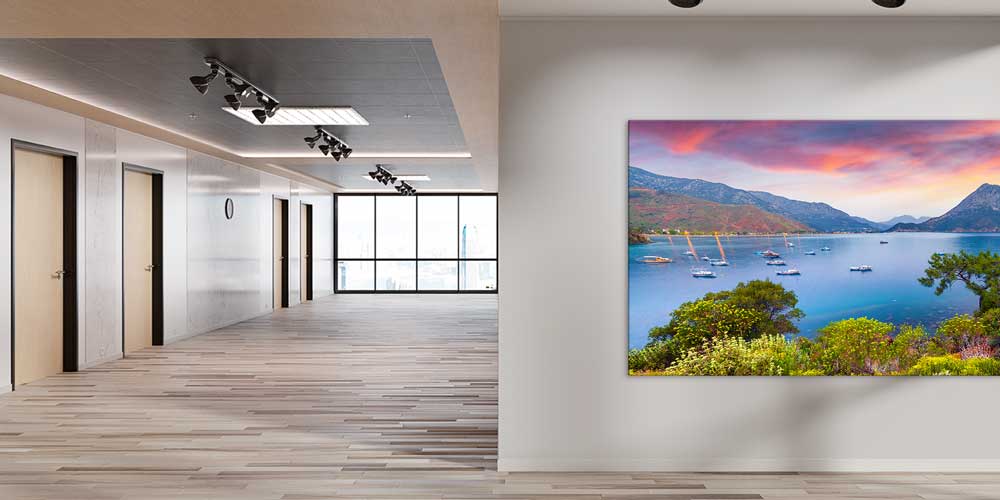 Ege Akdeniz Koy Manzaralı Büyük Ebat Duvar Dekoru 11865