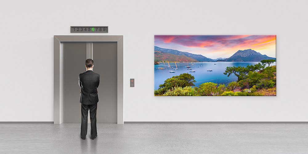 Ege Akdeniz Koy Manzaralı Büyük Ebat Duvar Dekoru 11865