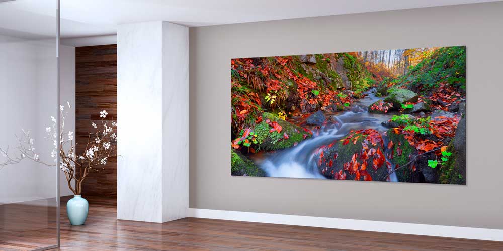 landscape-wall-art-11925-01 Sonbahar Deresi Manzaralı Büyük Ebatlı Duvar Dekoru 11925