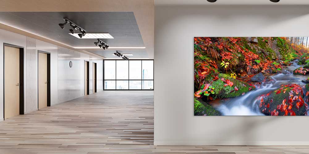 landscape-wall-art-11925-02 Sonbahar Deresi Manzaralı Büyük Ebatlı Duvar Dekoru 11925