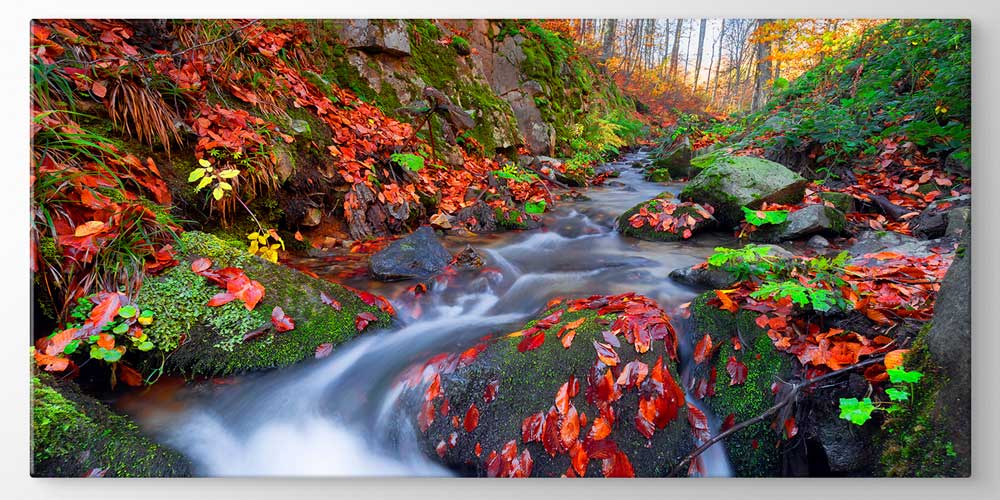 landscape-wall-art-11925-04 Sonbahar Deresi Manzaralı Büyük Ebatlı Duvar Dekoru 11925