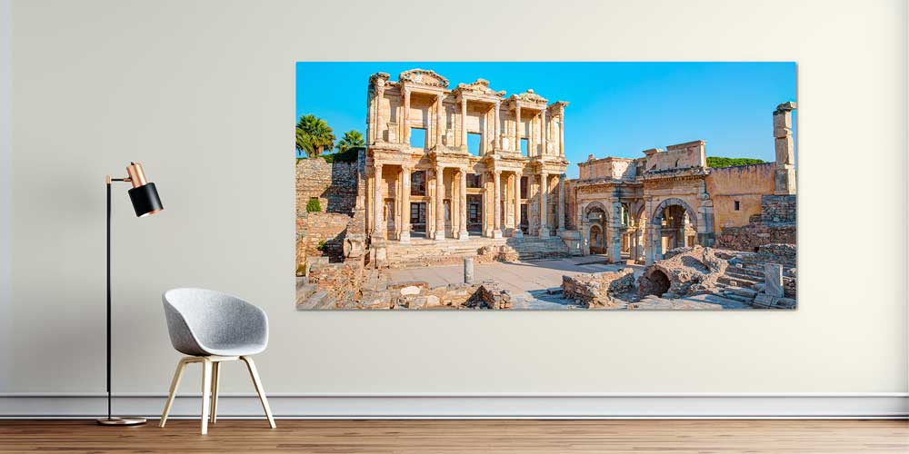 Antik Mimari Manzaralı Büyük Ebat Duvar Dekor Ürünü 11879