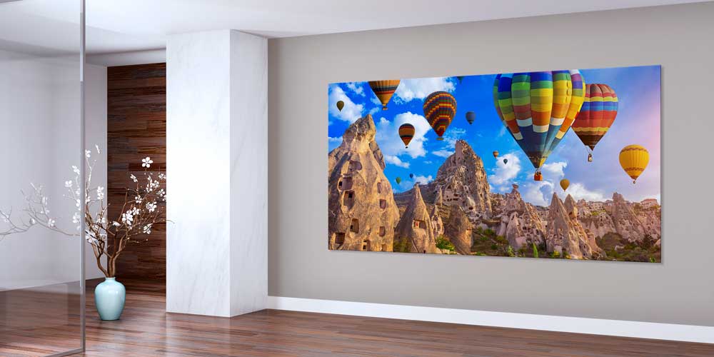 Kapadokya Balonları ve Peribacaları Büyük Ebat Duvar Dekor Ürünü 11931