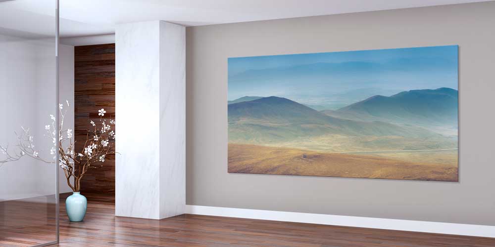 Sisli Dağlar ve Bozkır Manzarası Büyük Ebat Duvar Dekor Ürünü 11934