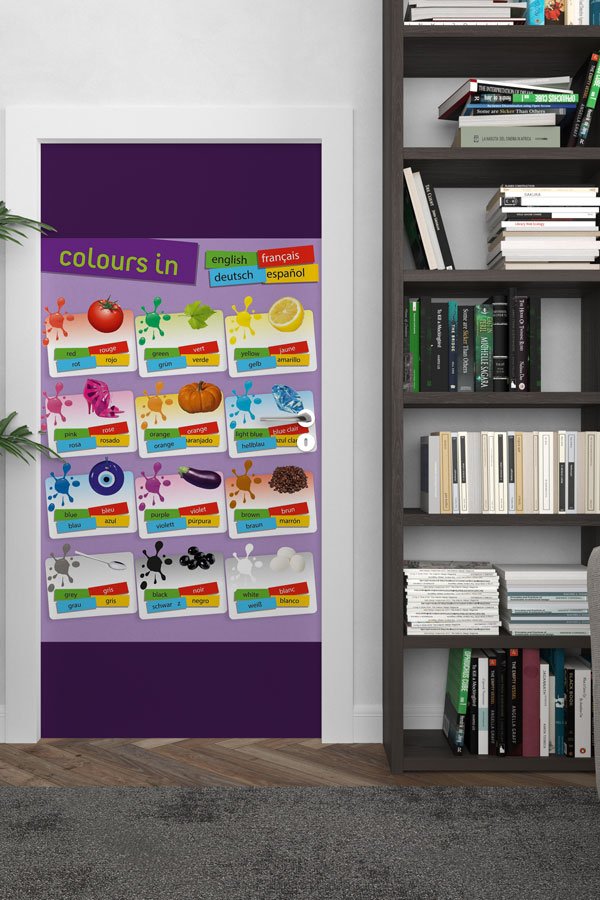 Çok Dilli Renkler Kapı Giydirme 8686