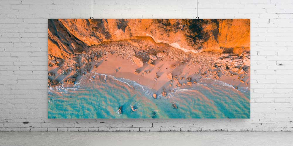 Kıyı ve Kayalık Manzaralı Fotoğraf Sanatı Büyük Ebat Duvar Dekoru 14102