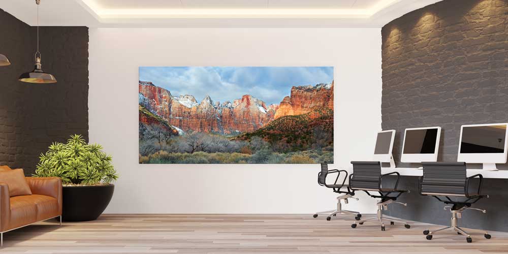 Kızıl Kanyon Manzarası Büyük Ebat Duvar Dekor Ürünü 14130